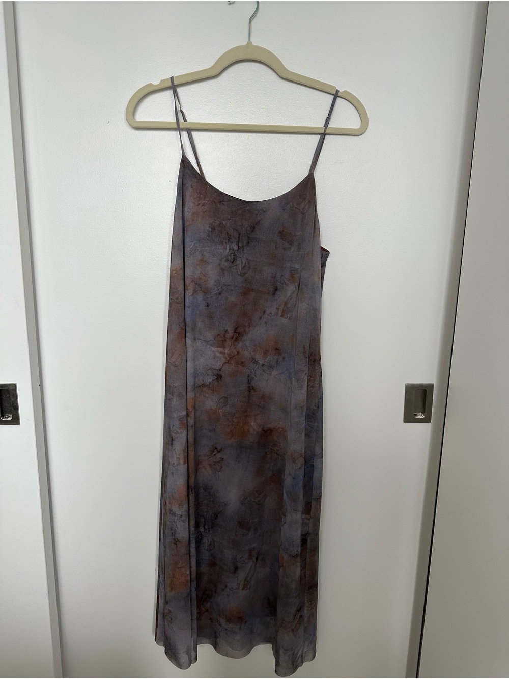 Zara Abstract Slinky Midi Dress